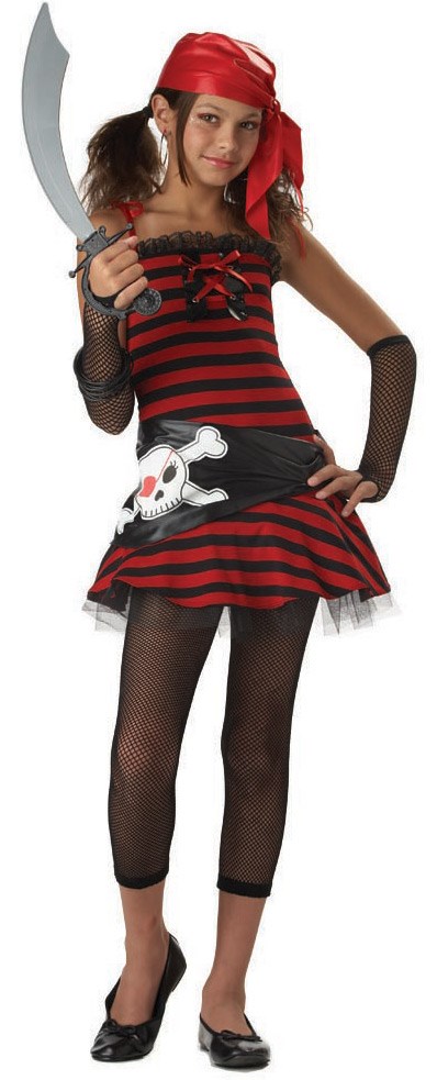Pirate Girl Tween Costume - X-Large (12-14)