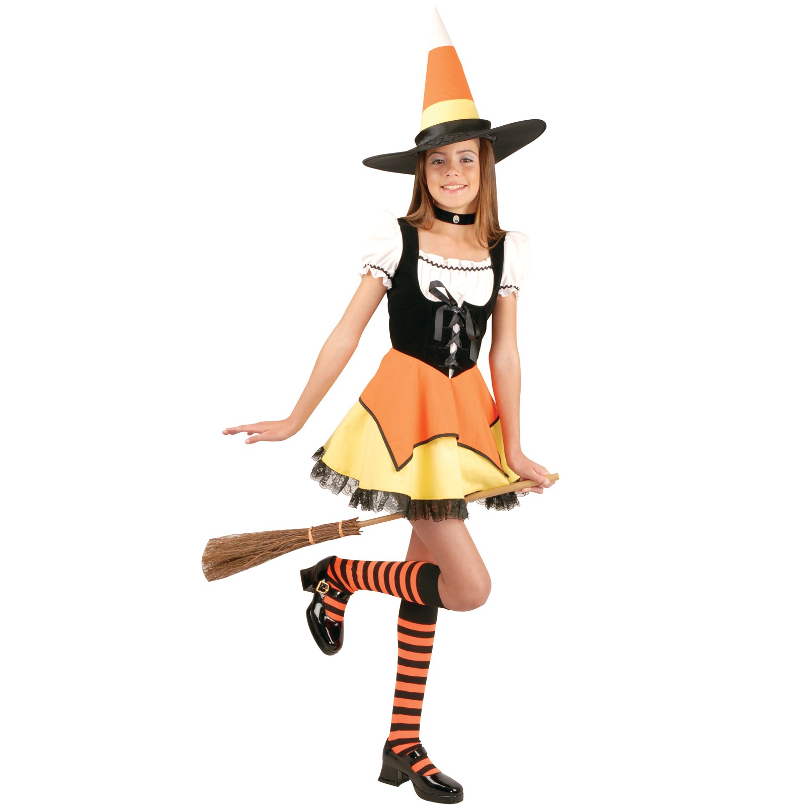 Candy Corn Witch Costume
