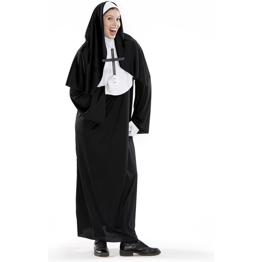 Halloween Costumes Nun Adult Plus Costume