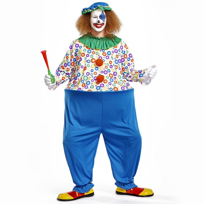 Halloween Costumes Crazy Clown Adult Costume