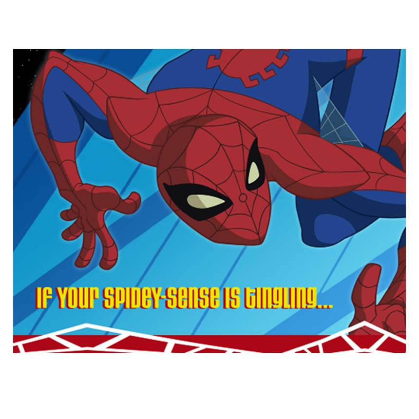 Spider Man Invitations (8 count)   Costumes, 36520 