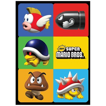 Super Mario Bros. Sticker Sheets Ratings & Reviews   BuyCostumes