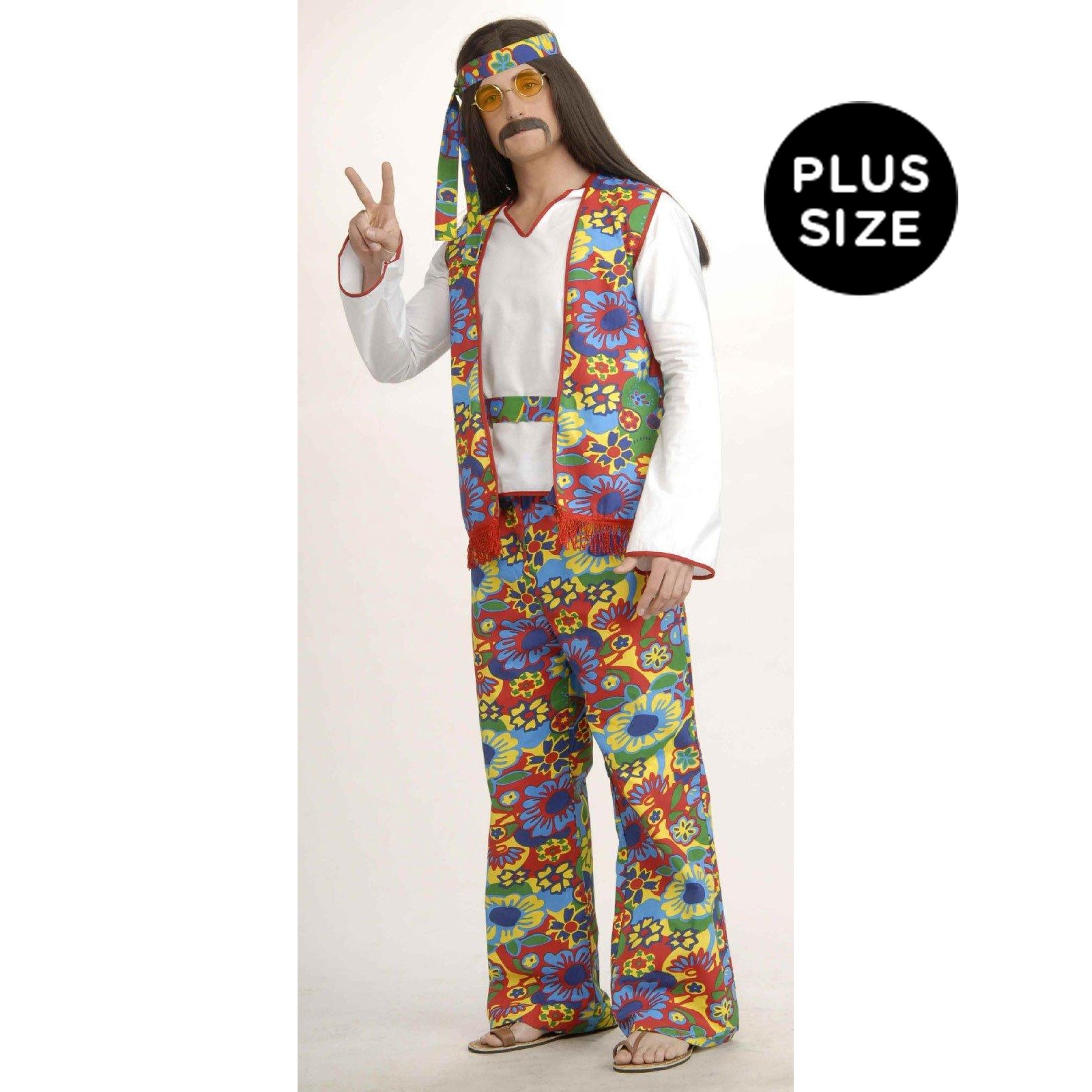 Purple Haze Hippie Adult Costume 33684 