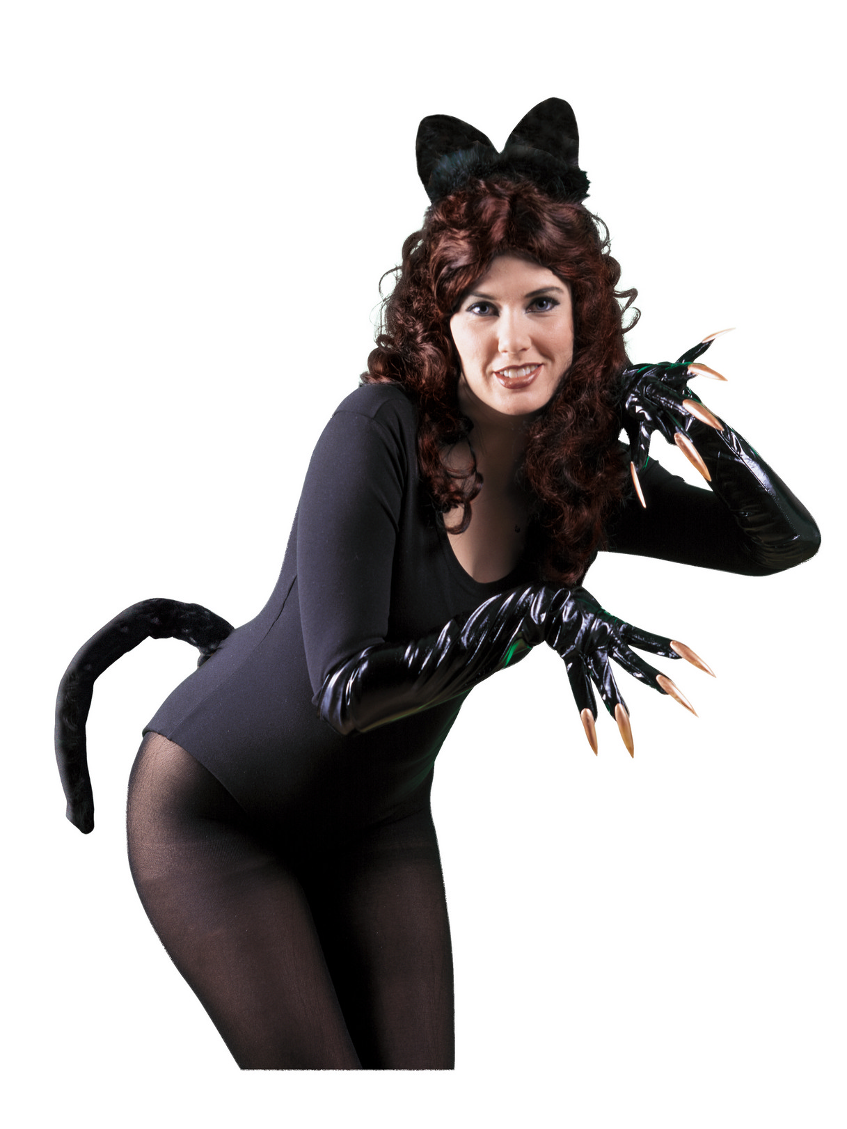 black cat ears and tail elope description includes hat and tail does 