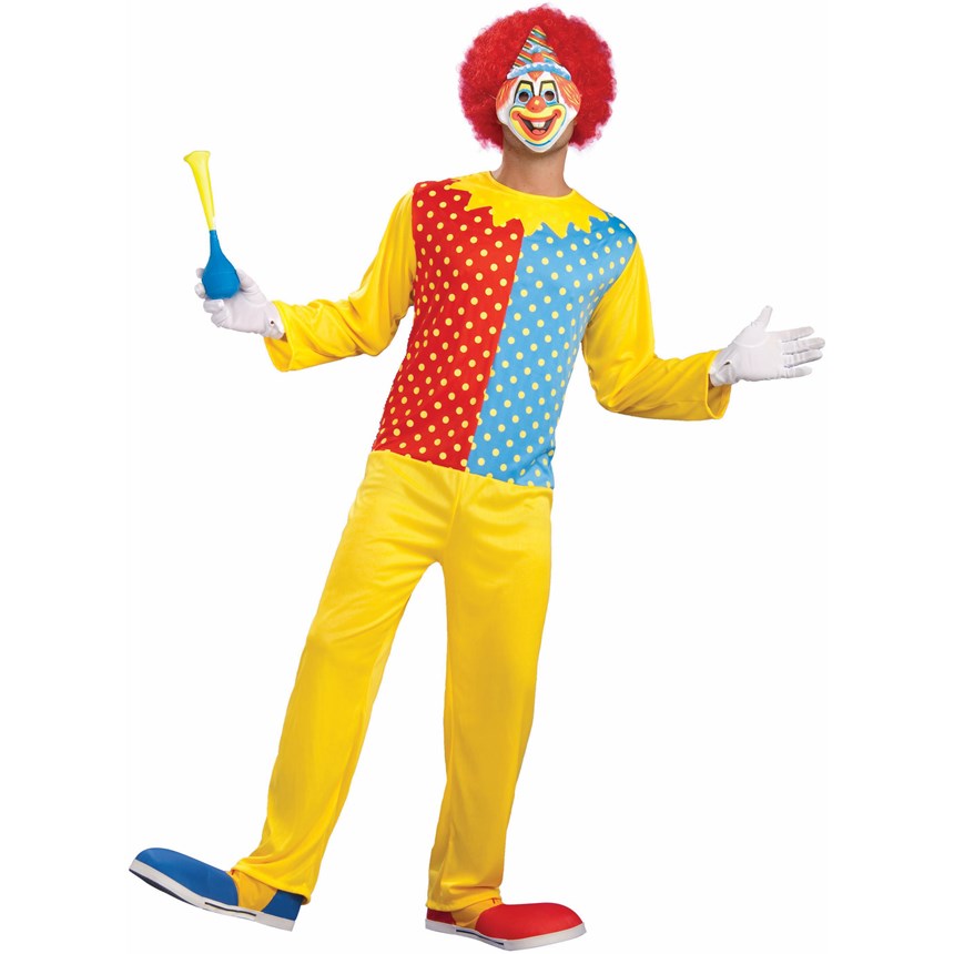 Halloween Costumes Retro Clown Adult Costume