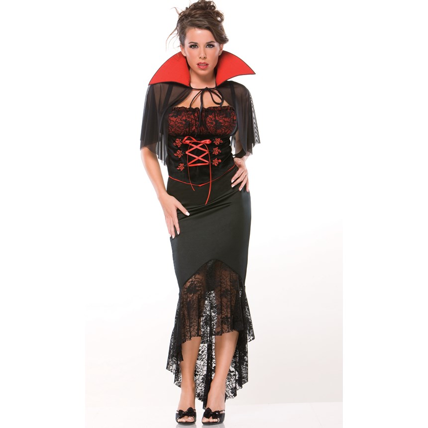 Halloween Costumes Voluptuous Vampire Adult Costume