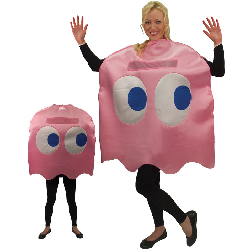 Pac Man Pinky Deluxe Adult Costume.