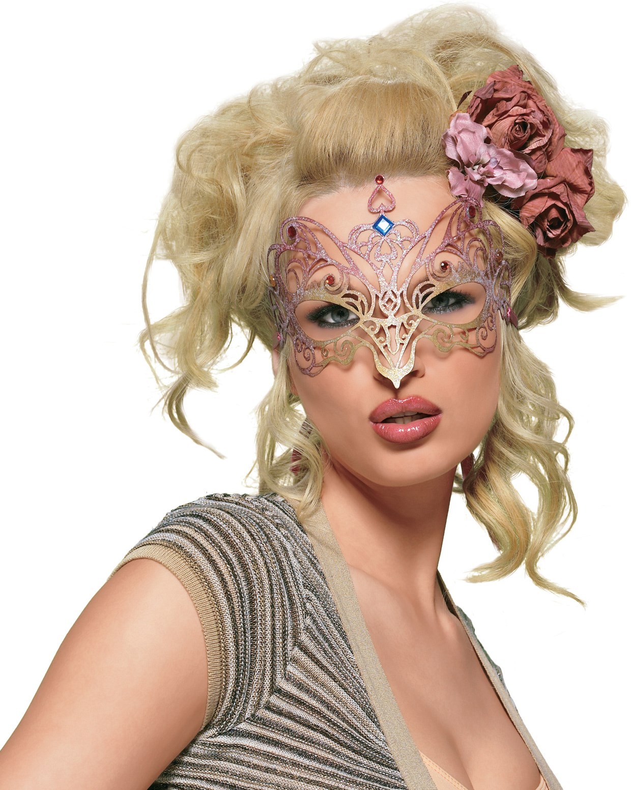 Mardi Gras Couples Mask 11142 