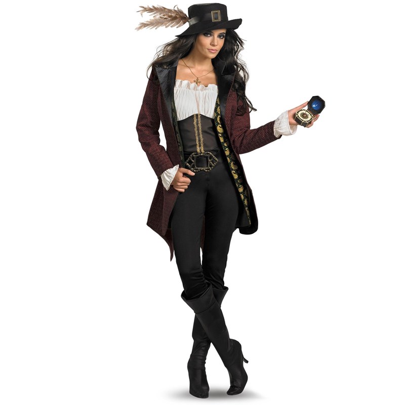 Pirates Of The Caribbean Angelica Prestige Adult Costume.