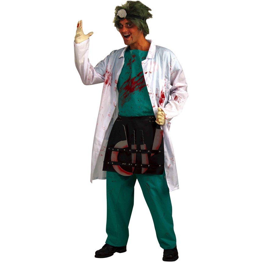 Halloween Costumes Crazy Surgeon Adult Costume