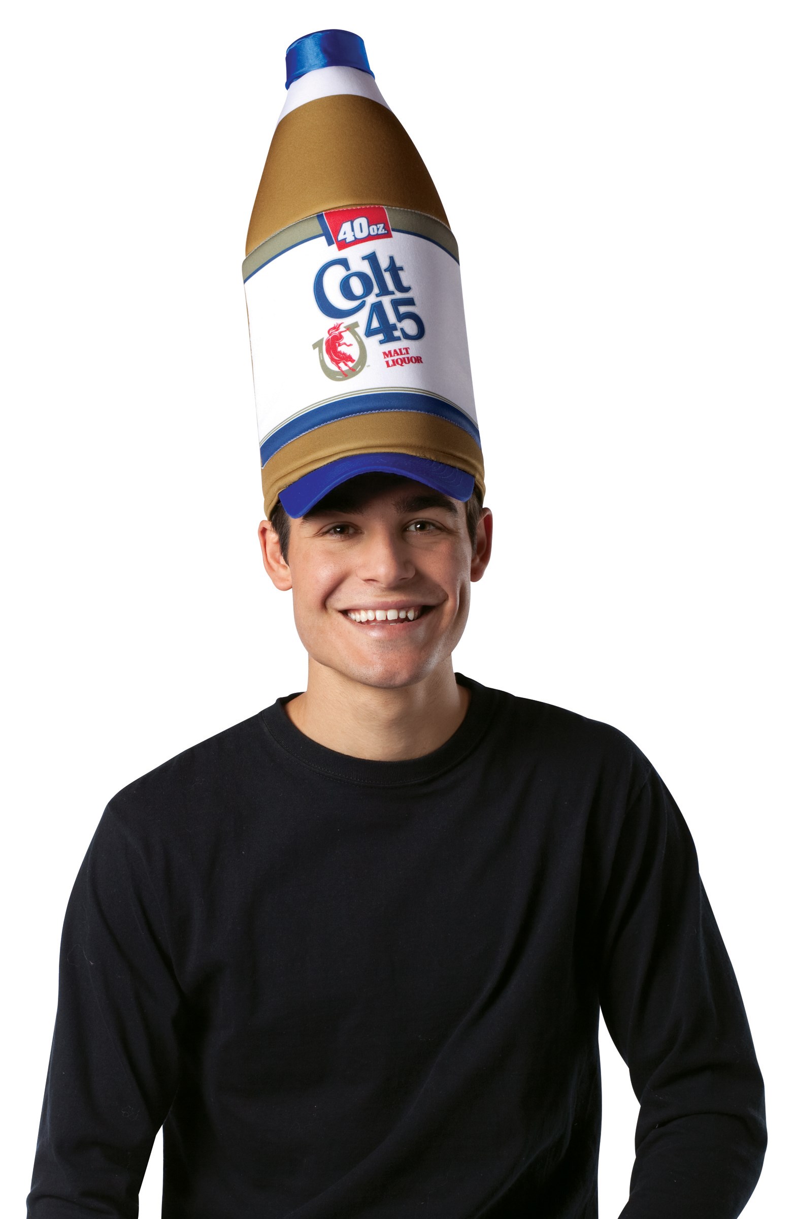 Colt 45 40-Oz. Bottle Hat (Adult) - One Size Fits Most Adults