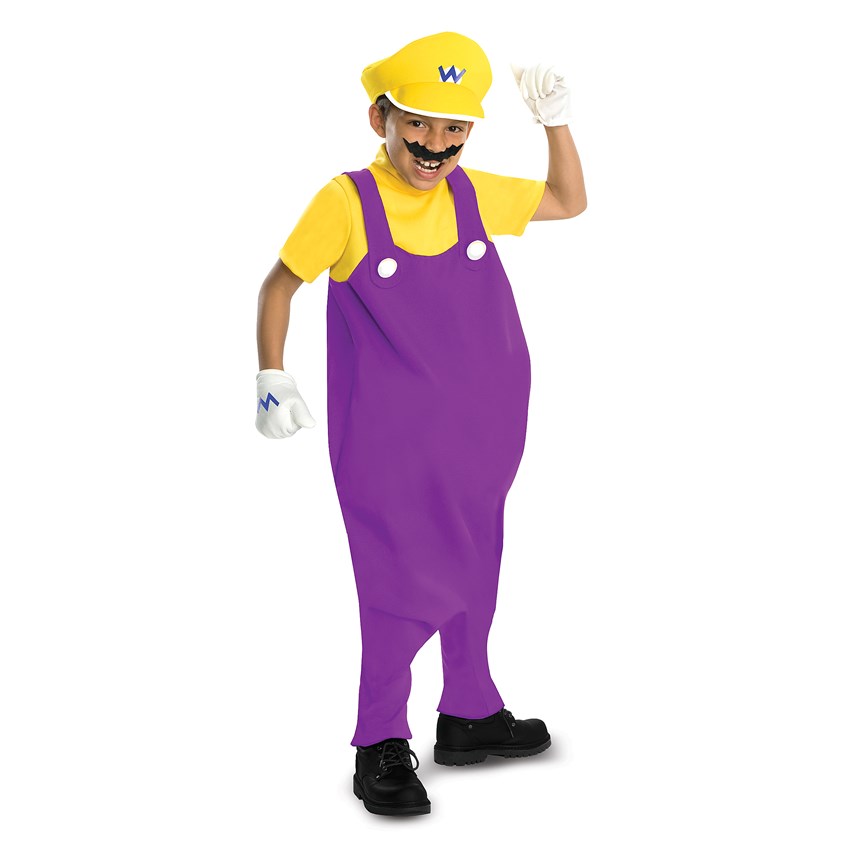 Halloween Costumes Super Mario Bros.   Wario Deluxe Toddler / Child 