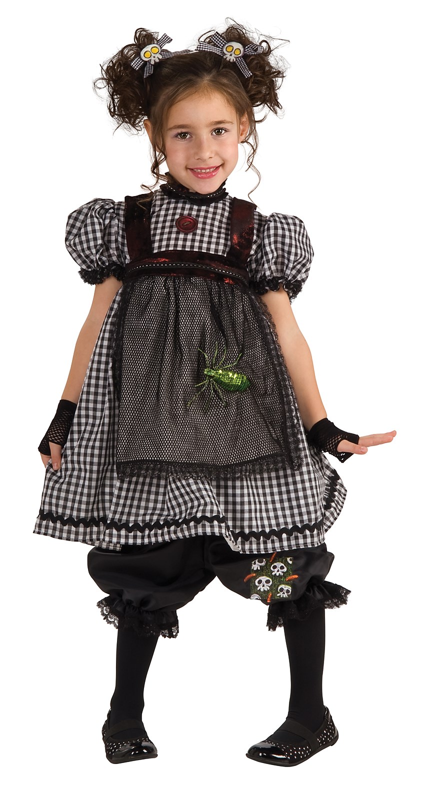 Gothic Rag Doll Child Costume - Medium (8/10)