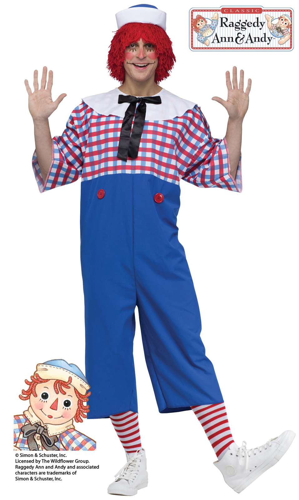 raggedy andy adult costume buyseasons description our raggedy andy 