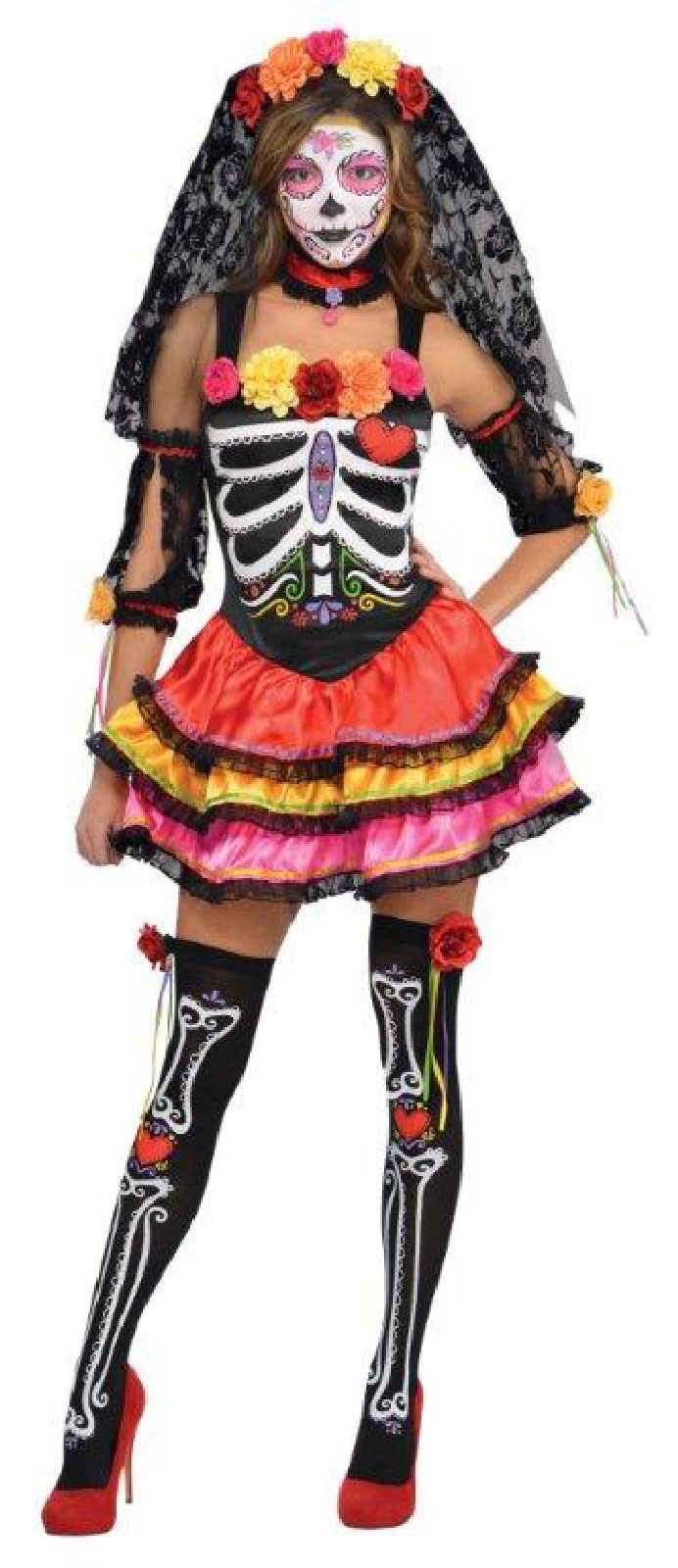 Day of the Dead Womens Seniorita Costume | BuyCostumes.com