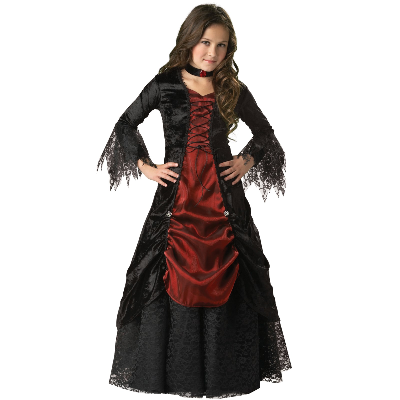 Gothic Vampira Elite Collection Child Costume | BuyCostumes.com