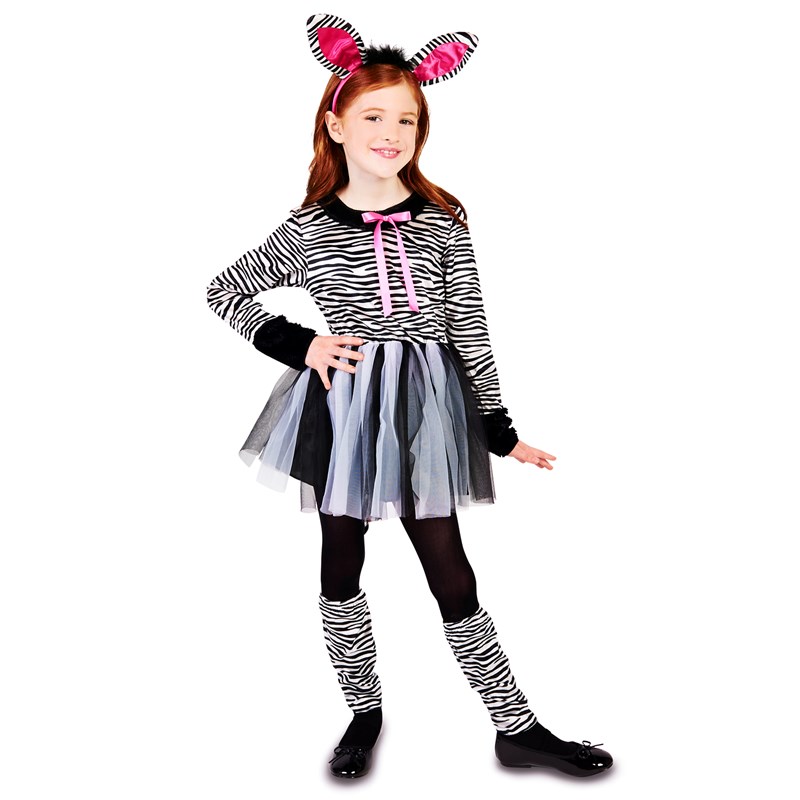 Zebra Girl Child Costume | BuyCostumes.com